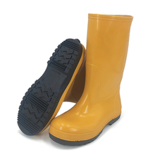 Knee High Pvc Overshoes Yellow Slush Boots