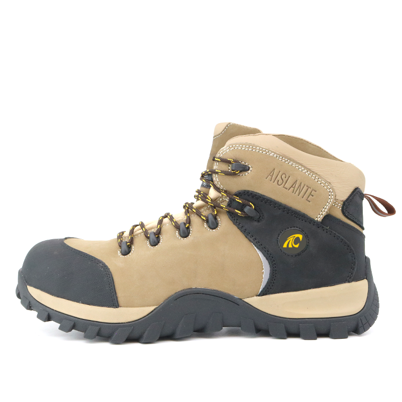 High Quality Leather Lining Safety Shoes Hiking for Chile