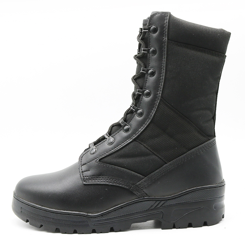 Anti Slip Rubber Sole Non Safety Army Boots