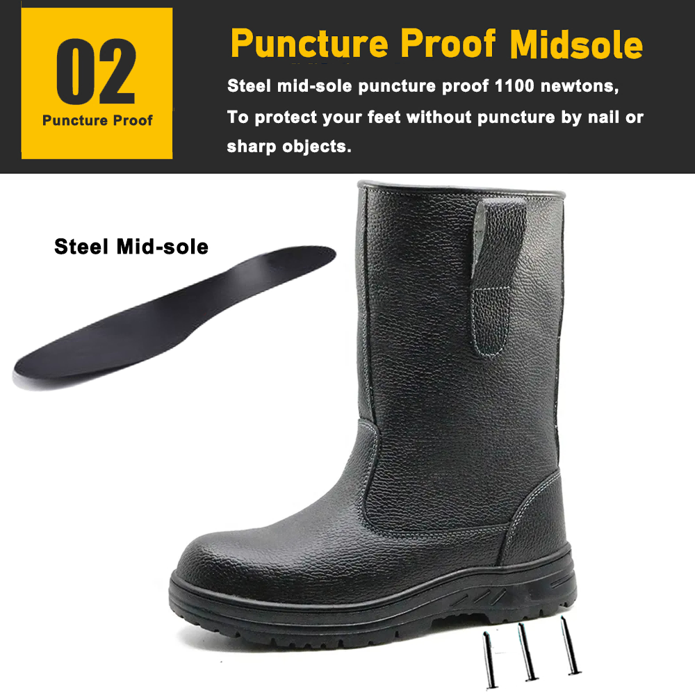 Steel Toe Anti Puncture Winter Welding Safety Boots