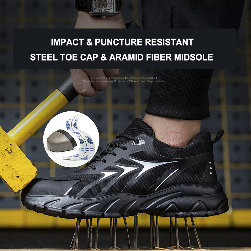 Steel Toe Soft Sneakers Safety Shoes Warehouse