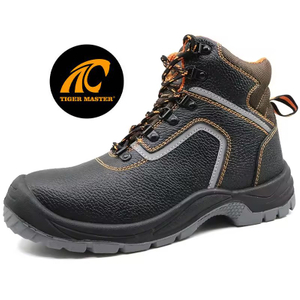 Steel Toe And Steel Mid Plate Industrial Safety Boots for Men