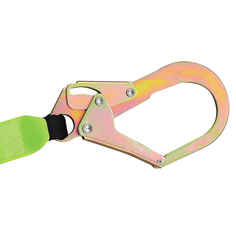 ANSI Z359. 13 Certified 1 Hook Safety Harness Energy Absorber Lanyard
