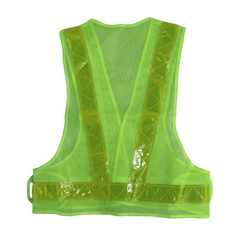 Green Mesh Netting Hi-vis Reflective Safety Vest for Construction