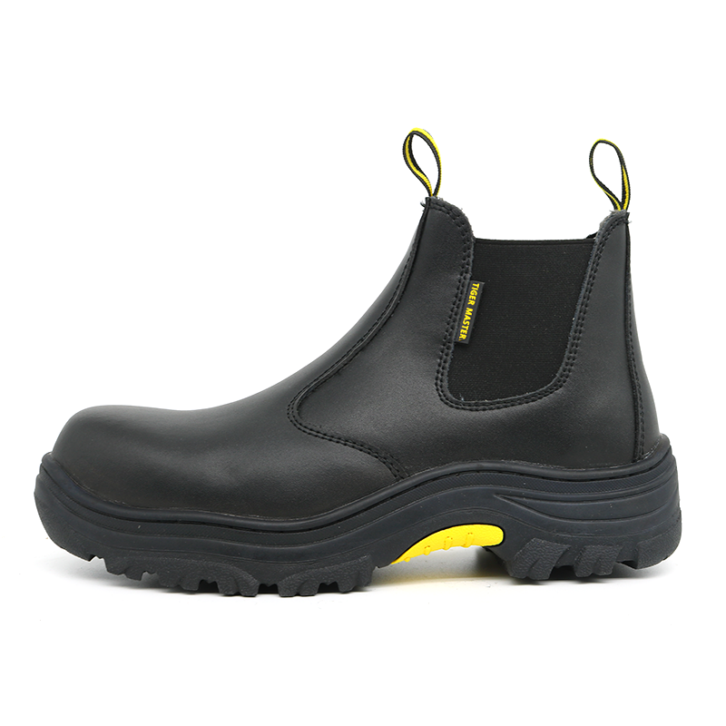 No Lace Composite Toe Mining Safety Shoes Resistant To Oil