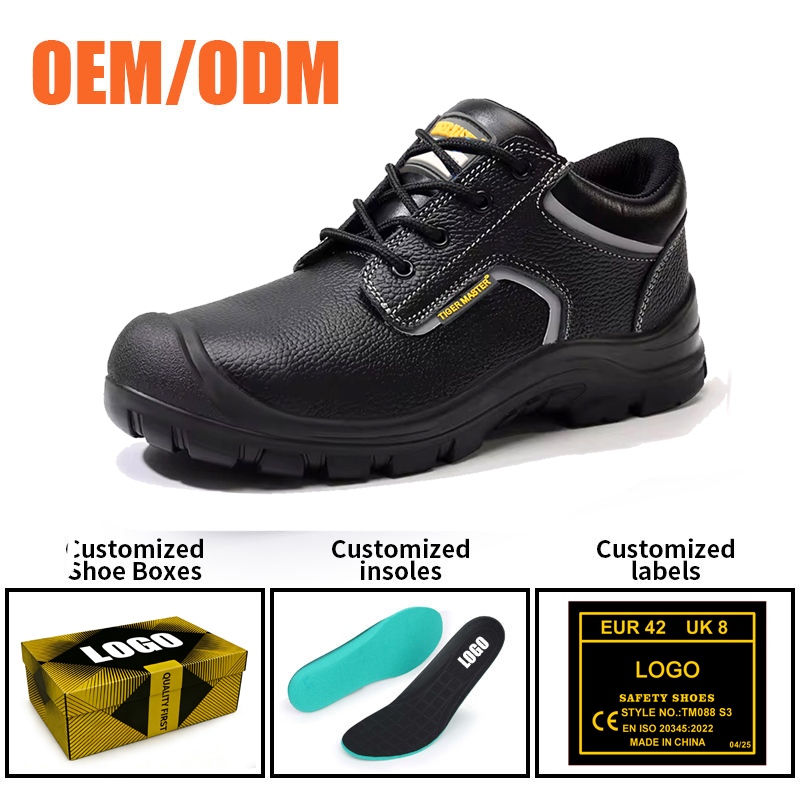 Steel Toe Puncture-proof Industrial Work Shoes Slip Resistant