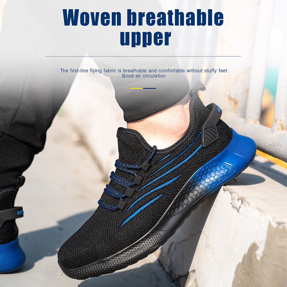 Breathable Anti-smashing Sports Safety Shoes for Workshop