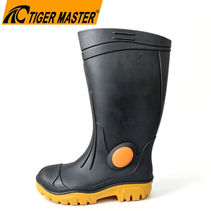 Steel Toe & Mid-sole Waterproof PVC Safety Boots