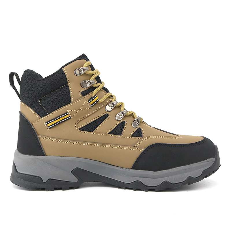 Steel Toe Anti Puncture Hiking Safety Shoes EVA Rubber Sole