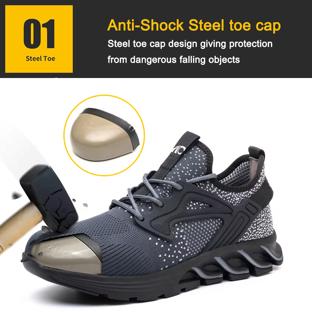 Anti-smashing Lightweight Comfortable Safety Shoes for Men