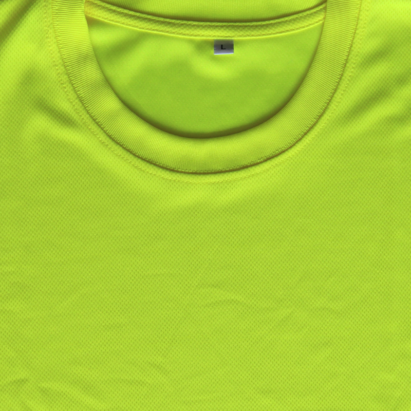 Polyester Long Sleeves Round Neck Reflective T Shirt for Workers