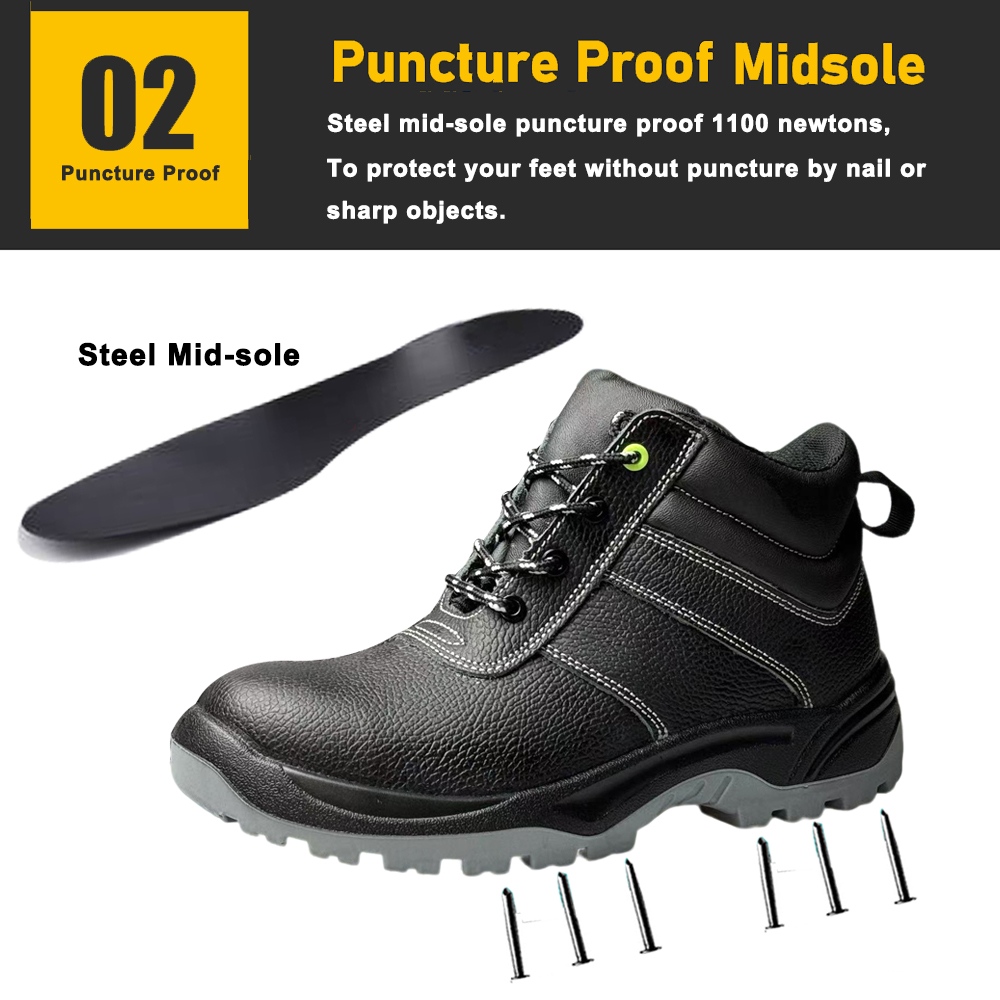 Steel Toe Anti-puncture Construction Safety Shoes