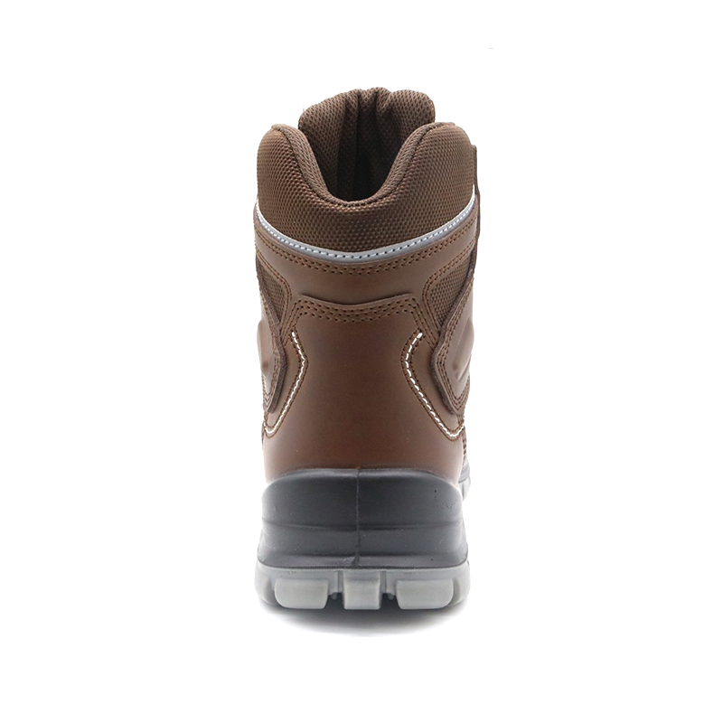 Genuine Leather Steel Toe High Quality Safety Boots for Industrial