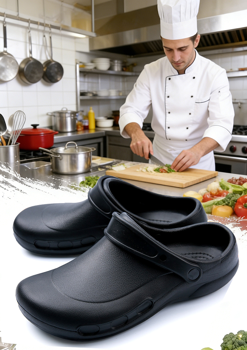 Non-slip lightweight EVA chef shoes for Hotel kitchen
