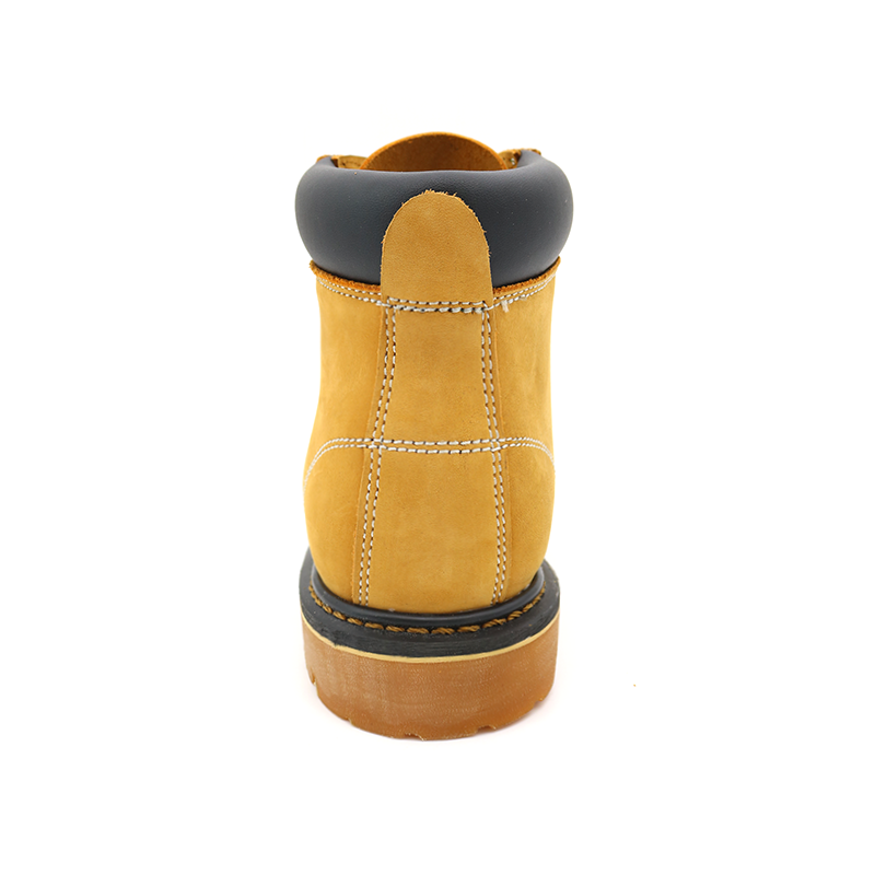 Nubuck Leather Goodyear Welted Safety Shoes with Steel Toe