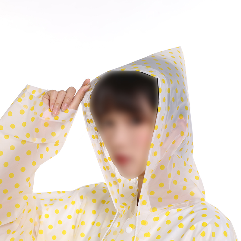 Waterproof Non-disposable EVA Raincoat for Women