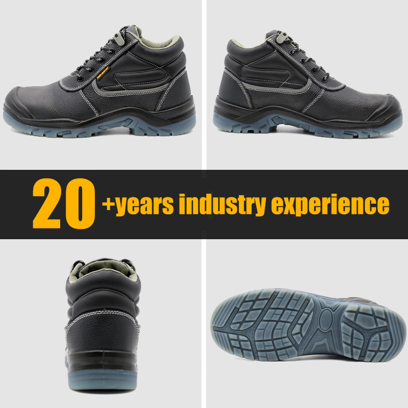 Oil Resistant Non-slip TPU Sole Safety Shoes with Steel Toe 