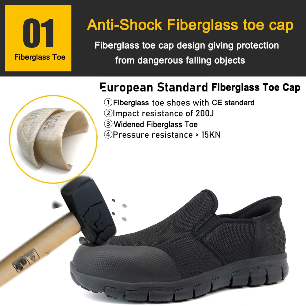 Slip-ins Workshop Safety Shoes with Fiberglass Toe