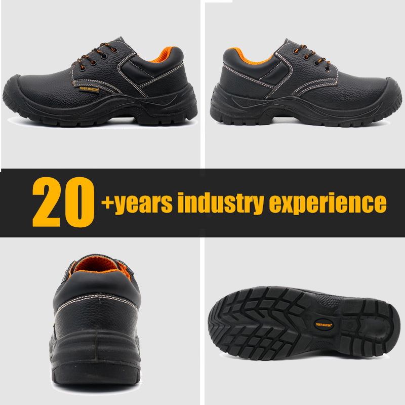 Steel Toe Leather Work Safety Shoes for Construction