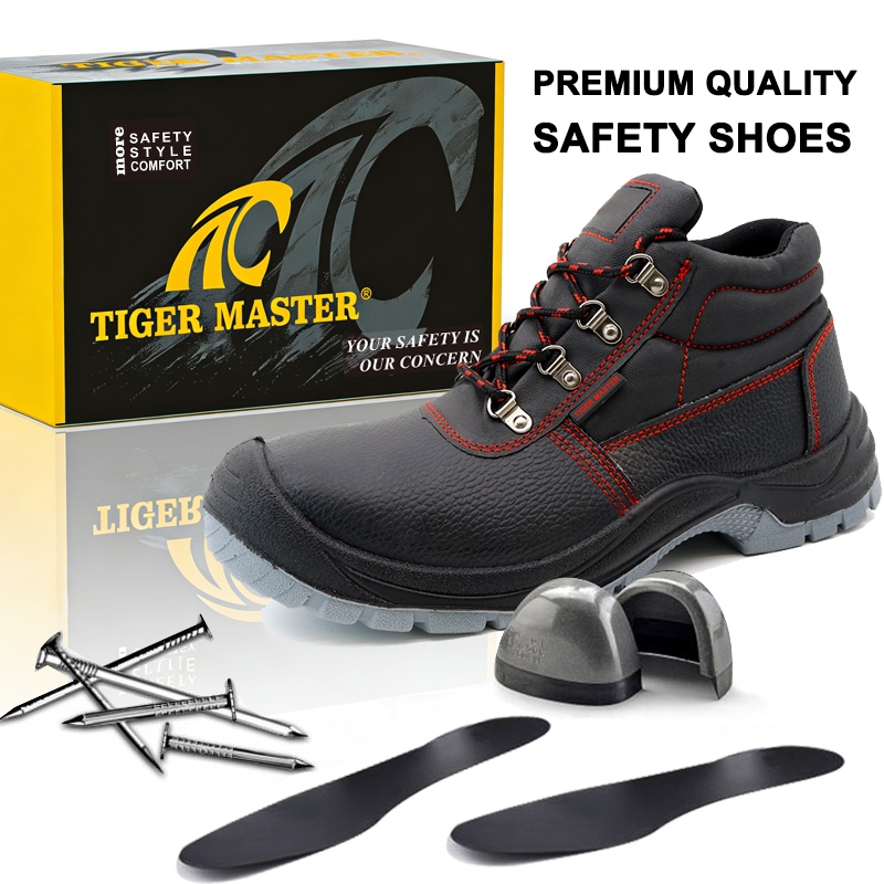 CE S3 Steel Toe Anti-puncture Safety Boots for Construction