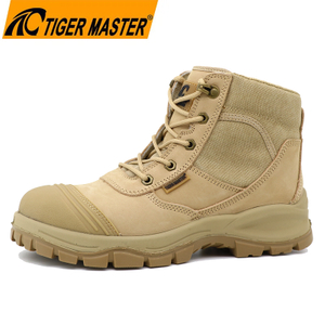 Anti-slip Fiberglass Toe Outdoor Hiking Safety Boots