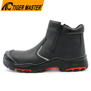 PU Rubber Sole Safety Shoes with Fiberglass Toe