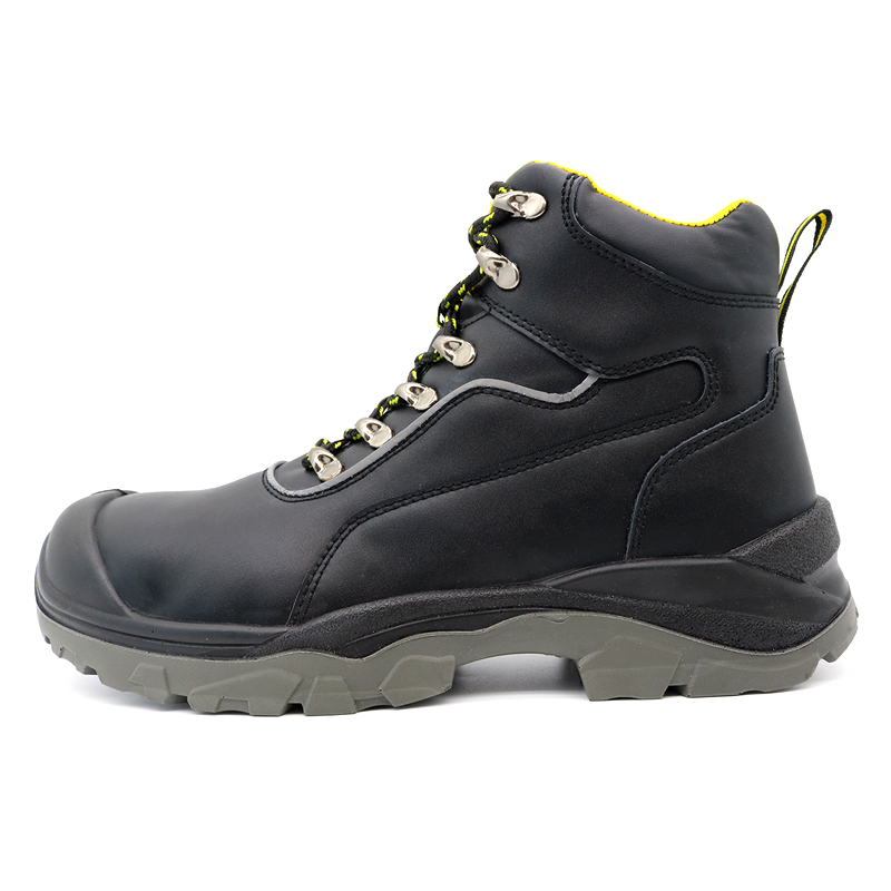 Fiberglass Toe Anti-puncture Safety Boots Leather for Industry