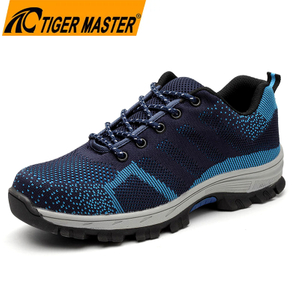 Anti-slip Breathable Sport Safety Shoes with Steel Toe