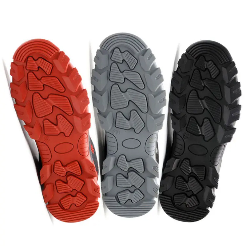 Anti-skid Rubber Sole Sport Safety Shoes Steel Toe