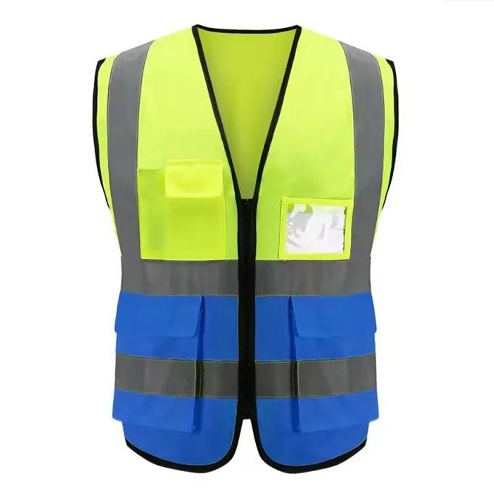High Visibility Reflective Safety Vest Multiple Pockets