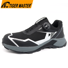 Twist Lock Stylish Work Safety Shoes with Fiberglass Toe