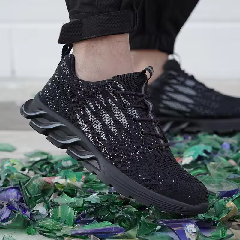 Lightweight Comfortable Sport Safety Shoes with Steel Toe