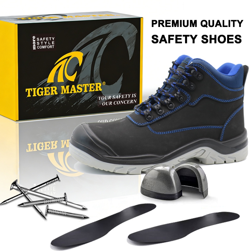 Oil Resistant TPU Sole Steel Toe Safety Boots for Men