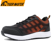 KPU Upper Breathable Sport Safety Shoes with Steel Toe