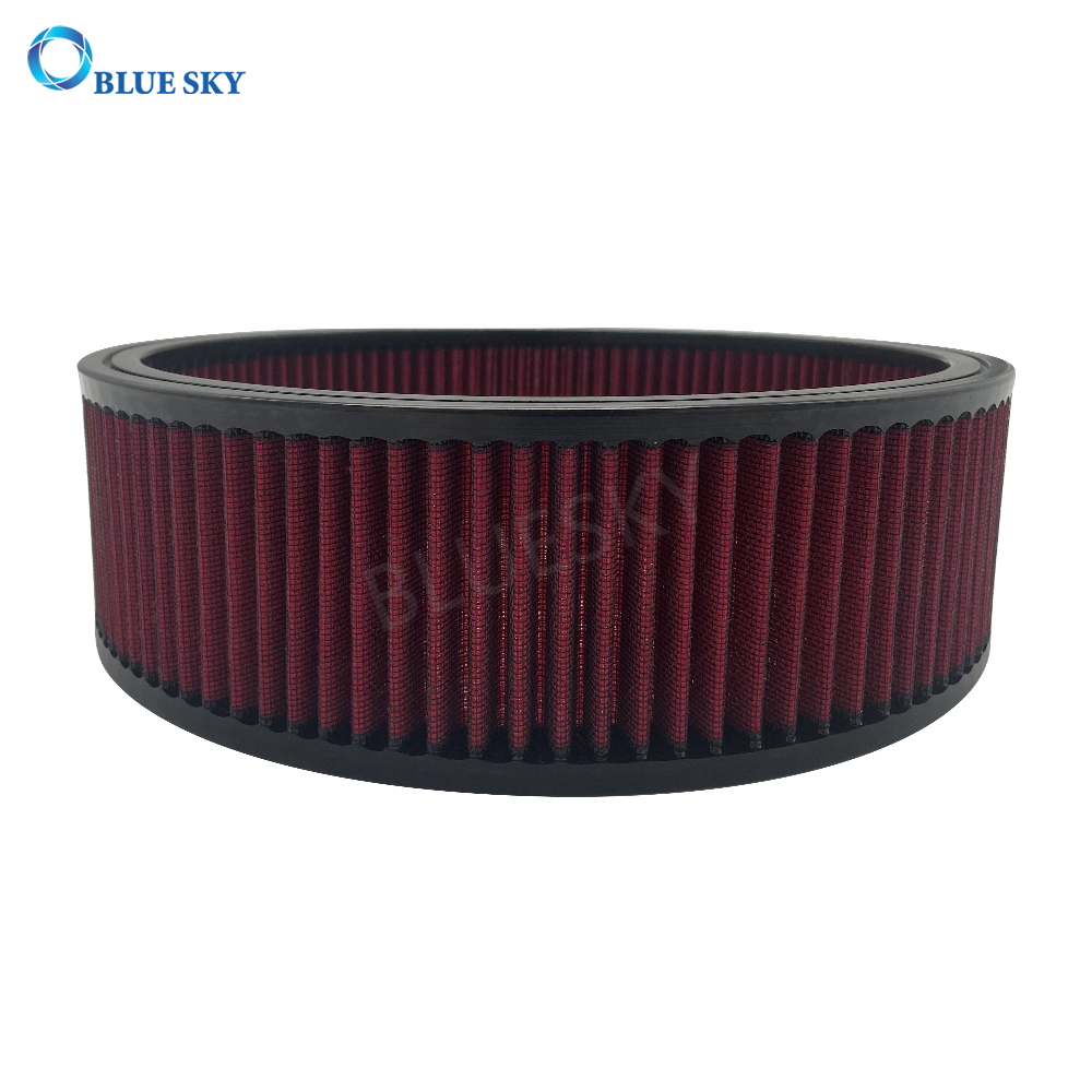 Elemento de filtro de aire automático redondo personalizado compatible con filtros de aire para automóviles con filtro K&N