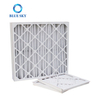 Filtro de aire de horno de CA plisado con marco de cartón MERV 13 de tamaño personalizado para piezas de sistemas HVAC
