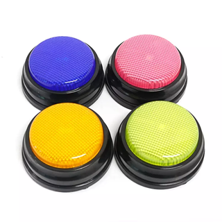 Answer Buzzers Set of 4 Assorted Colored Buzzers, Game Show Buzzers, Perfect for Family Game And Trivia Nights for Kids