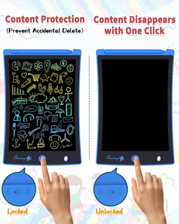 Multi-functional 7" Erasable Reusable Ewriter Electronic Drawing Pads Lcd Writing Tablet Board With Pencil Case for Kids