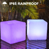 Modern Led Cube Stool Rechargeable Lantern Glowing Toy Night Club Party Wedding Lighting Cube for Toddlers
