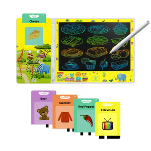 Primary 224 Sight Word Flash Card Words Drawing Board Pad Learning Material Montessori Speech Therapy Autism Toys Card Reader