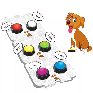 Multi-color Voice Recording Button High Quality Recordable Dog Button for Communication Pet Training Buzzer