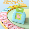 Pop Portable Custom Print Learn German Spanish Arabic French Bilingual Educational Talking Flash Card Kids Gift Toy With Record
