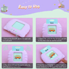 Hot Sale English Talking Flashcards for Kids - 224 Vocabulary 112 Cards Purple, Montessori Learning Toy Quick Delivery