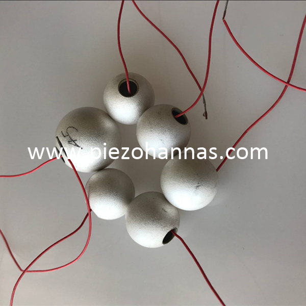 Piezo Ceramics Poling Pzt Esferas de cerámica para sonar de barrido lateral