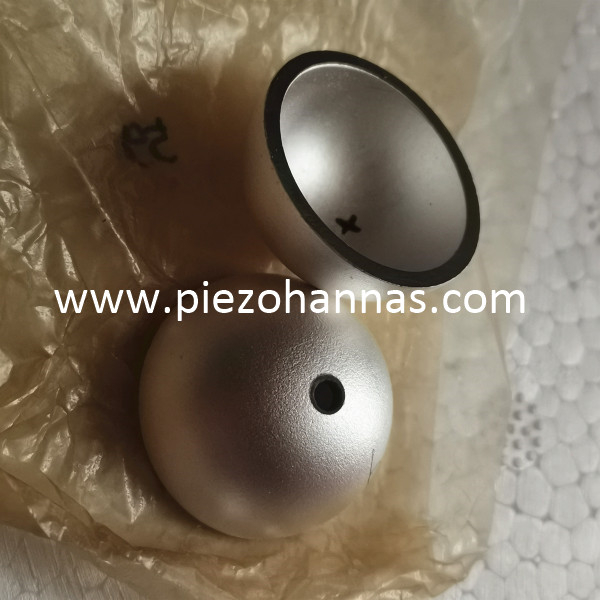 Hemisferios huecos piezoeléctricos PZT5A personalizados para detección robótica