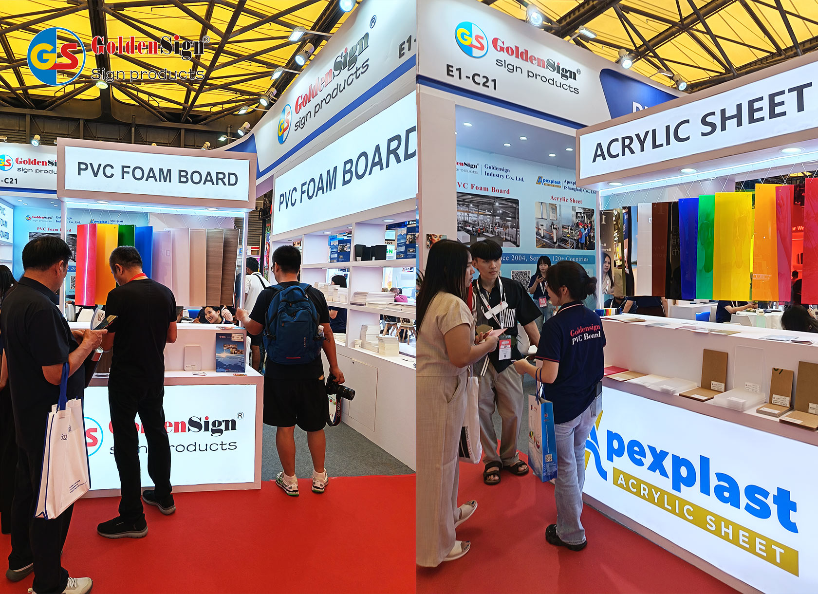 欧德赛集团参加上海国际广告展 | PVC发泡板 · 亚克力板 · CO₂激光管