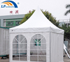 Небольшая уличная палатка-пагода 3х3 м в качестве укрытия для мероприятий