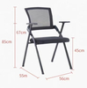 Movable Folding Office Home Furniture Staff Arm Chair Mesh Fabric Teacher Training Chair and Meeting Chair Visitor Chairs
