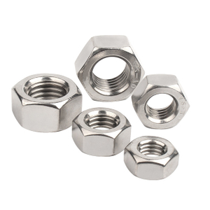 Acero inoxidable SS304 A4-80 DIN934 Hexagon Hex Nuts