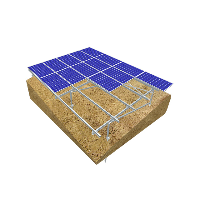 Panel solar El soporte de montaje de la rampa molida de la rampa de la rampa de tierra módulo de montaje de paneles planos